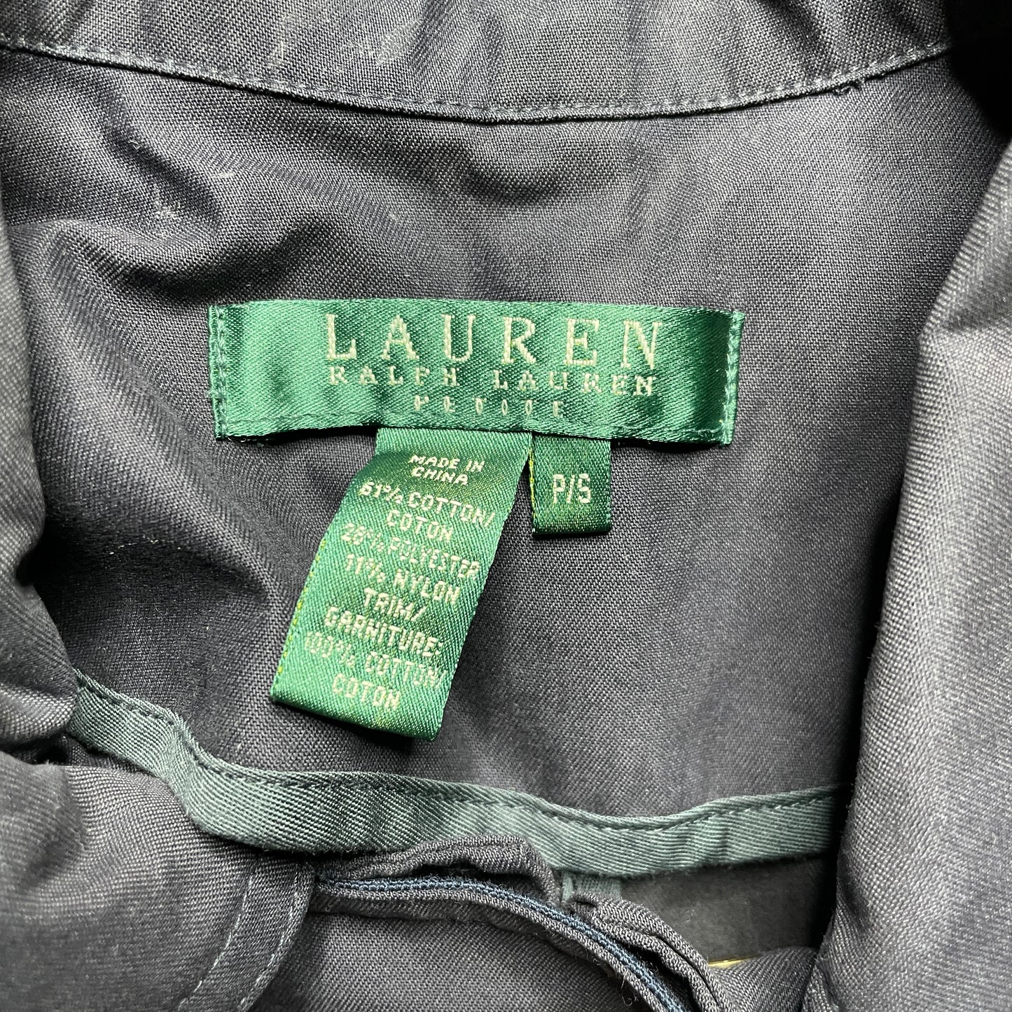 Women's Vintage Lauren By Ralph Lauren Barn Coat in Navy SZ Small