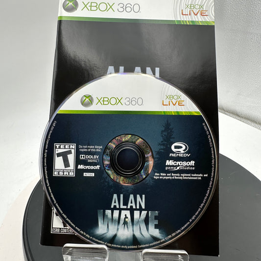 Xbox 360 Alan Wake Video Game  Disc ONLY - Used