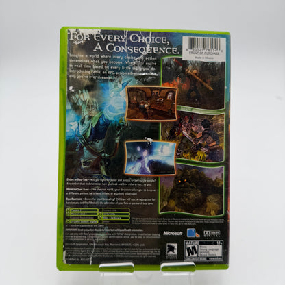 Xbox Fable With Box and Manual