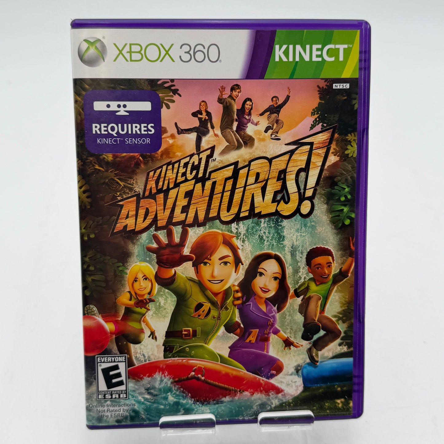 Xbox 360 Kinect Adventures Video Game Complete w/ Case Manual Inserts Used A