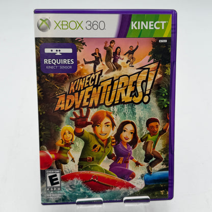 Xbox 360 Kinect Adventures Video Game Complete w/ Case Manual Inserts Used A
