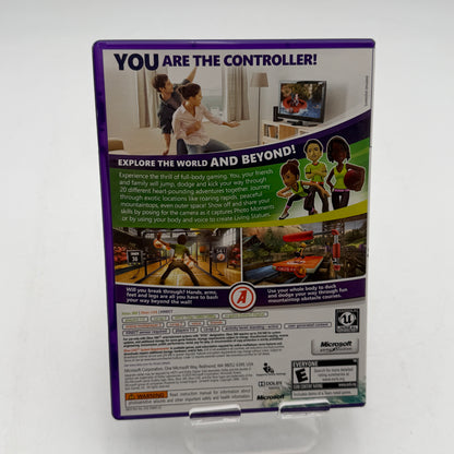 Xbox 360 Kinect Adventures Video Game Complete w/ Case Manual Inserts Used A