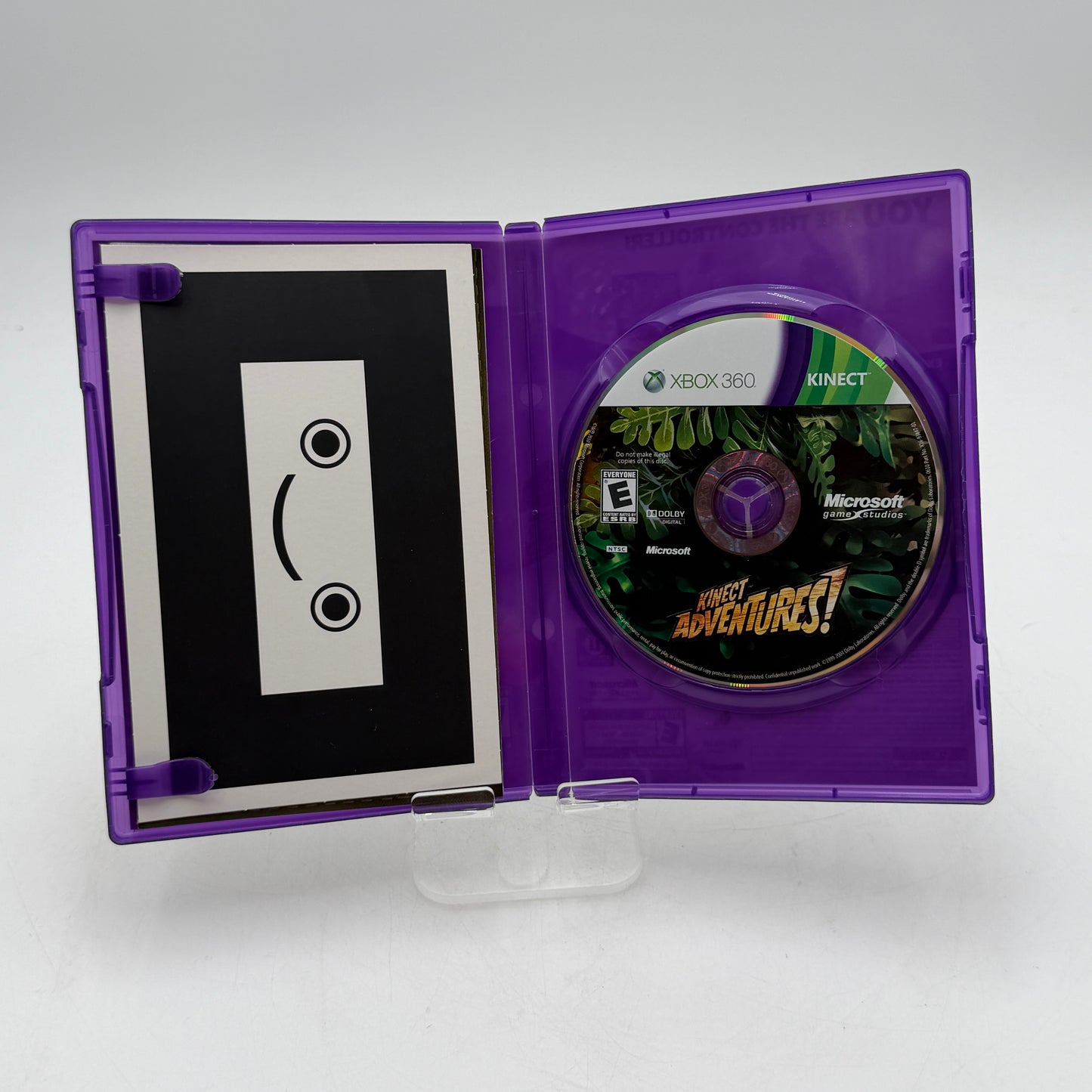 Xbox 360 Kinect Adventures Video Game Complete w/ Case Manual Inserts Used A
