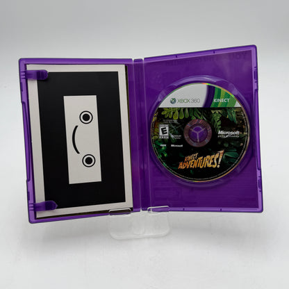 Xbox 360 Kinect Adventures Video Game Complete w/ Case Manual Inserts Used A