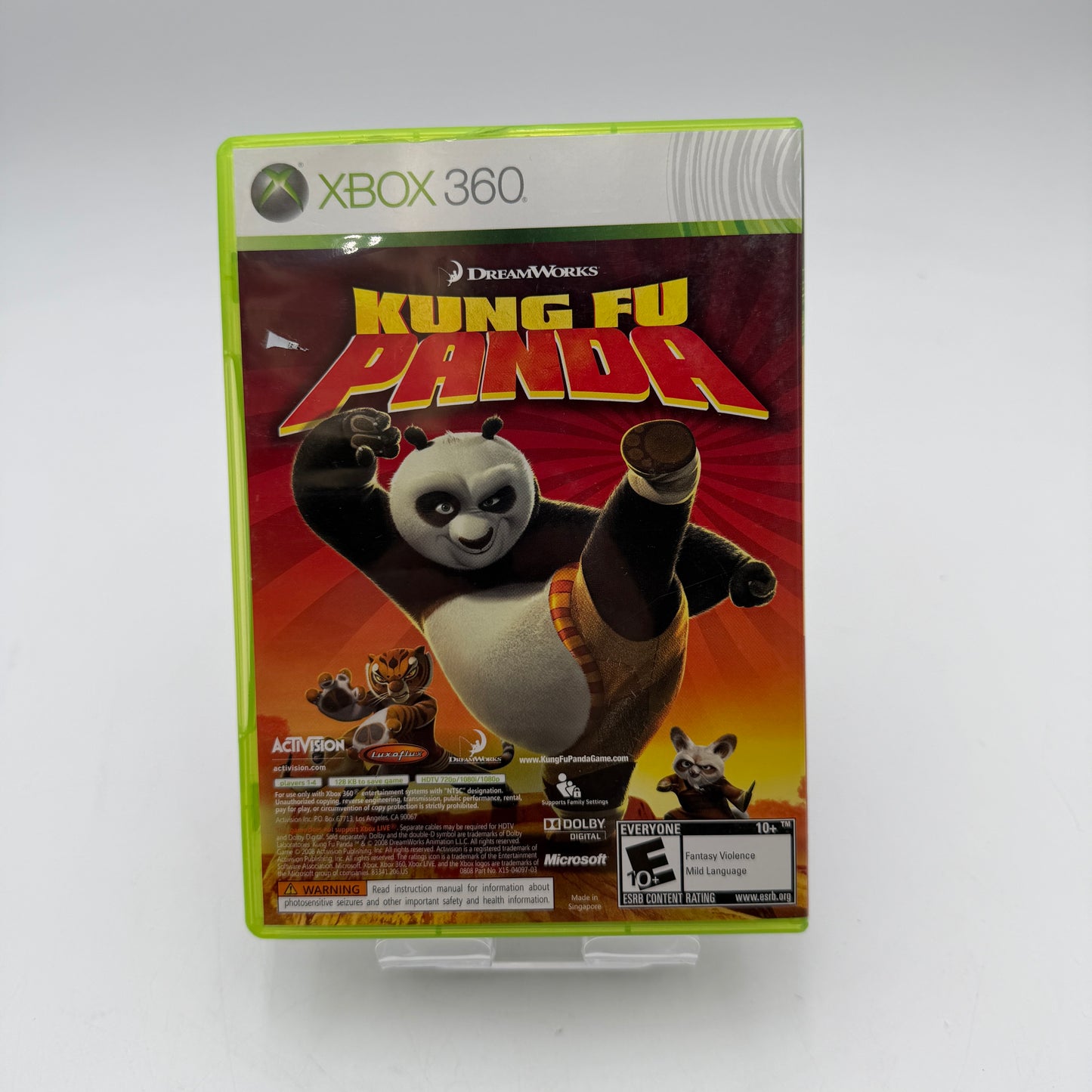 Xbox 360 LEGO Indiana Jones and Kung Fu Panda Combo Game With Box