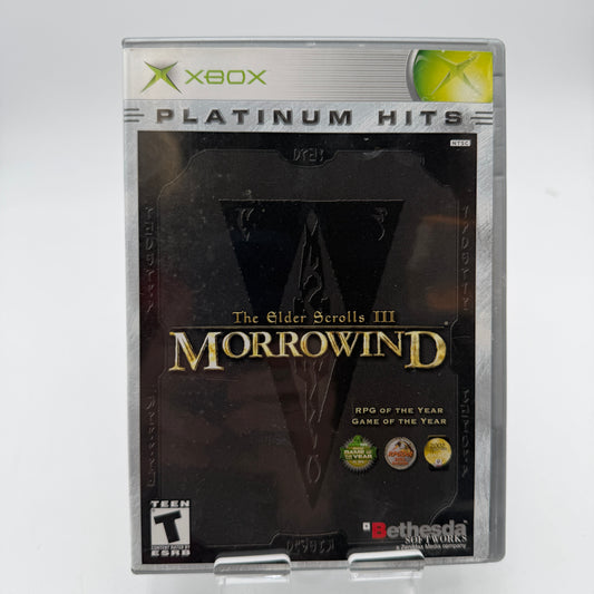 Xbox Elder Scrolls III Morrowind with Box