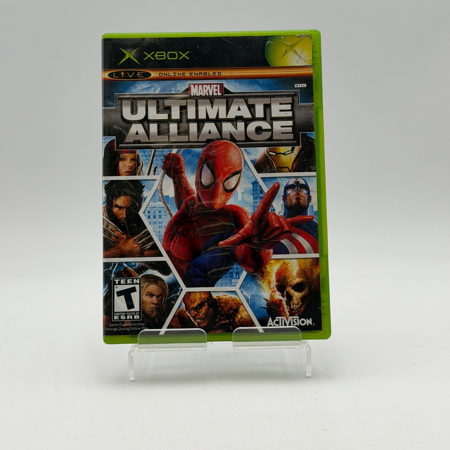 Xbox Marvel Ultimate Alliance Game Complete with Box Used