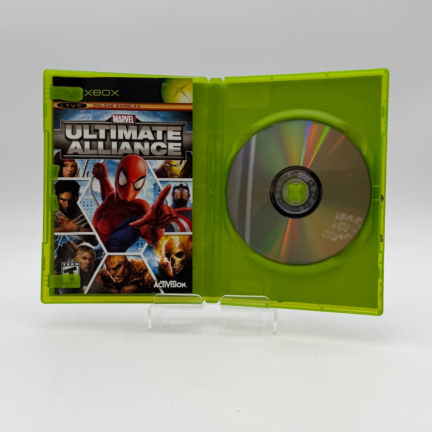 Xbox Marvel Ultimate Alliance Game Complete with Box Used