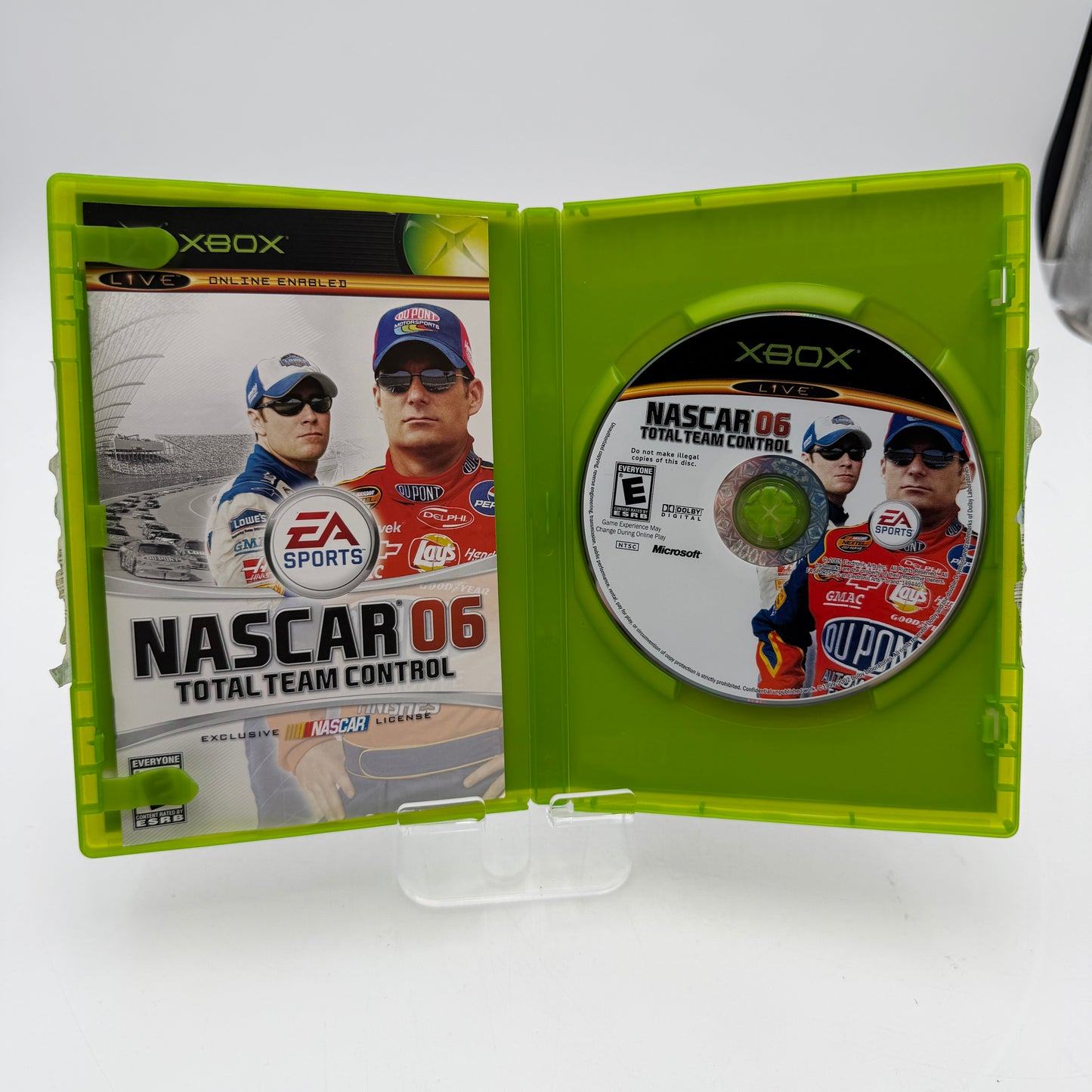 Xbox NASCAR 06 Total Team Control Video Game with Box - Used