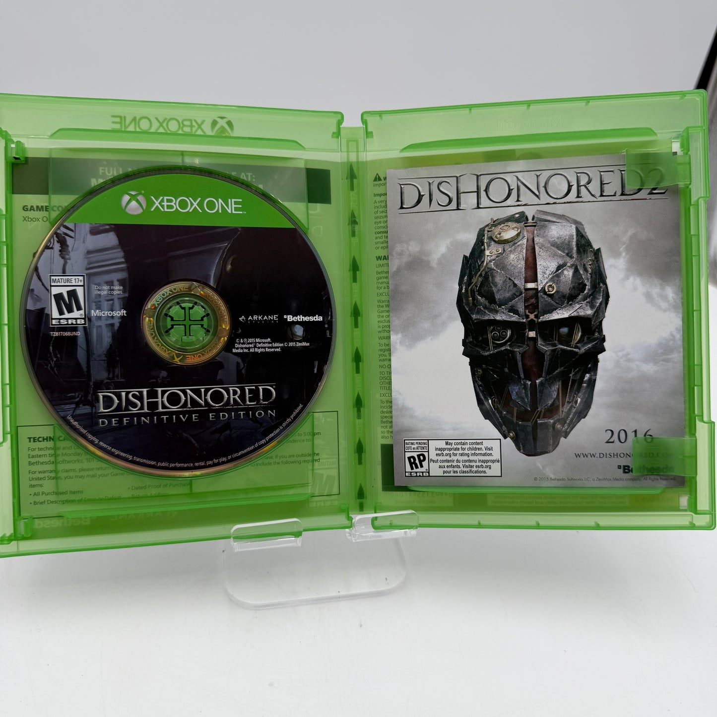 Xbox One Dishonored Definitive Edition Game - Complete with Box
