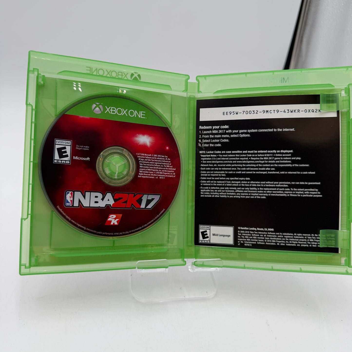 Xbox One NBA 2K17 Video Game with Box