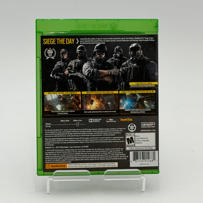 Xbox One Rainbow Six Siege Video Game with Box Used