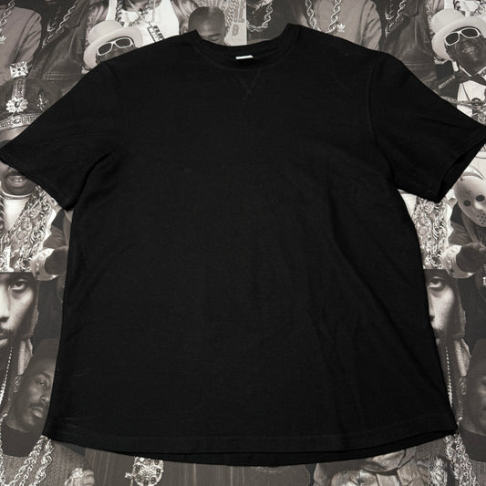 Zara Heavyweight Ribbed Tee Black XL