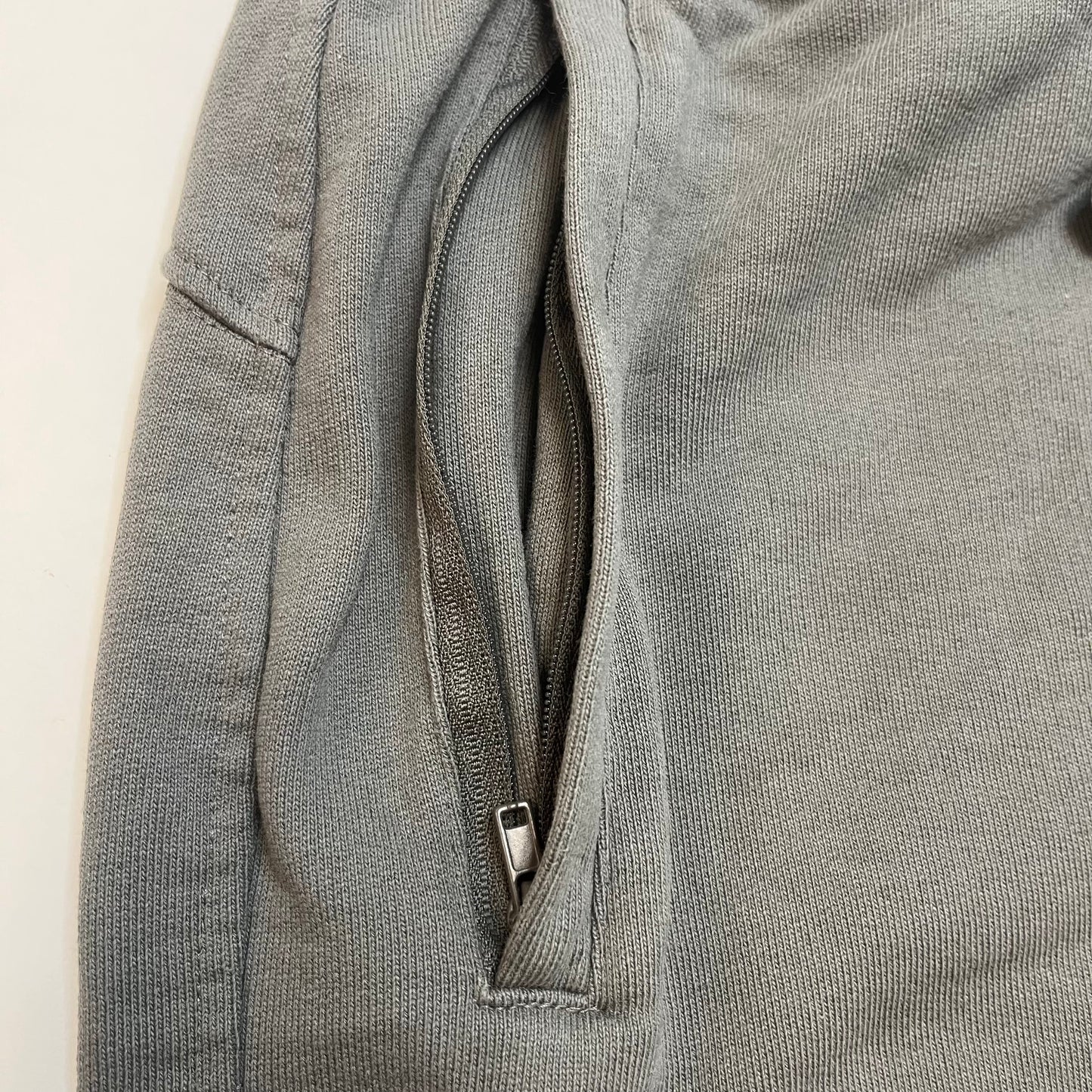 Zara Mens Heavyweight Cotton Blend Shorts XL Grey Used