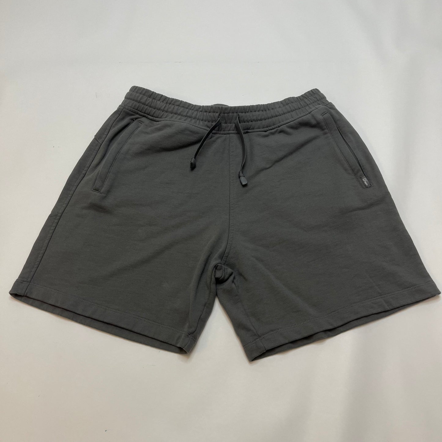 Zara Mens Heavyweight Cotton Blend Shorts XL Grey Used