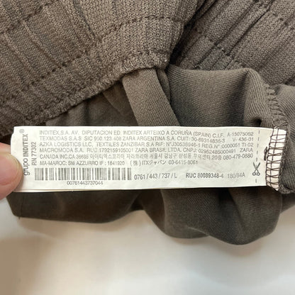 Zara Mens Knit Shorts Brown Large Used