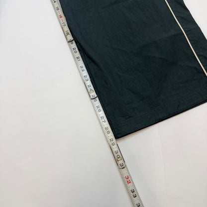 Zara Men's Track Pants XL - Dark Green Nylon Drawstring Joggers