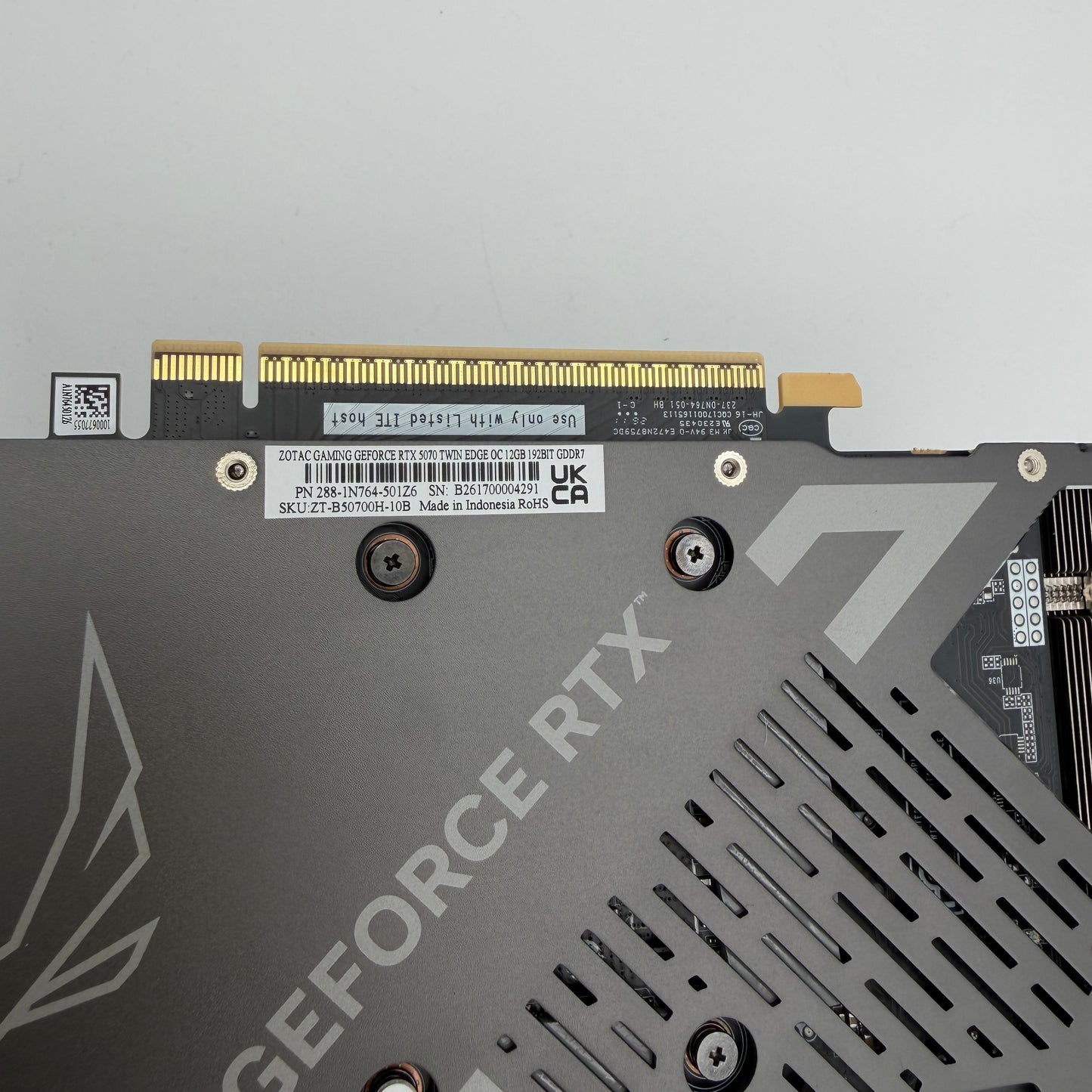 Zotac Gaming Twin Edge OC GeForce RTX 5070 12GB GDDR7 Graphics Card