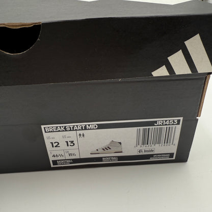 New adidas Break Start Mid Cloud White/Shadow Red/Dark Blue Sneakers Size 12
