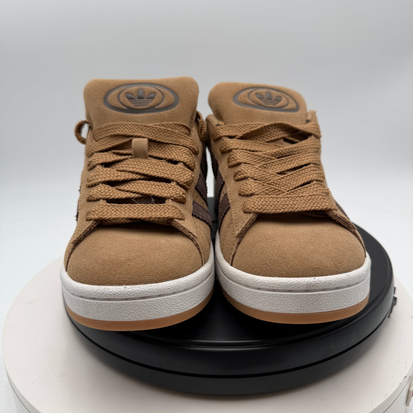 adidas Campus 00s Women's Suede Sneakers, Size 5, Tan/Brown Gum Platform, JI1022
