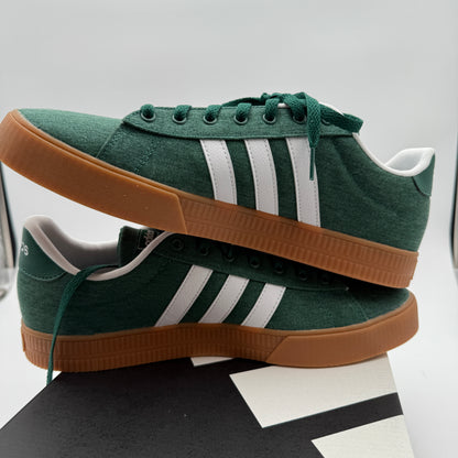 adidas Daily 3.0 Sneakers Size 12 Dark Green/White/Collegiate Burgundy IF7487