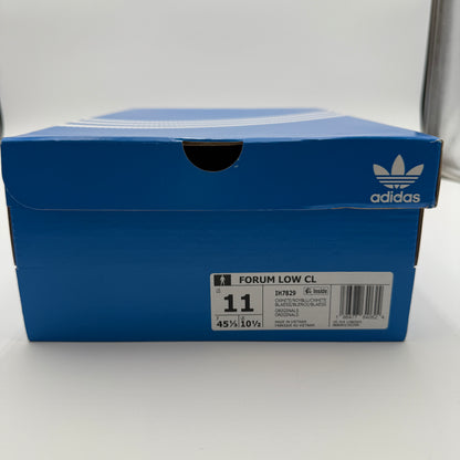 adidas Forum Low CL IH7829 Size 11 Core White Royal Blue Sneakers