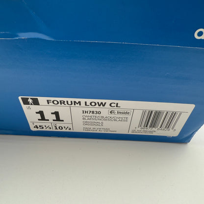 Adidas Forum Low Core White Core Black Core White IH7830 Size 11 Sneakers