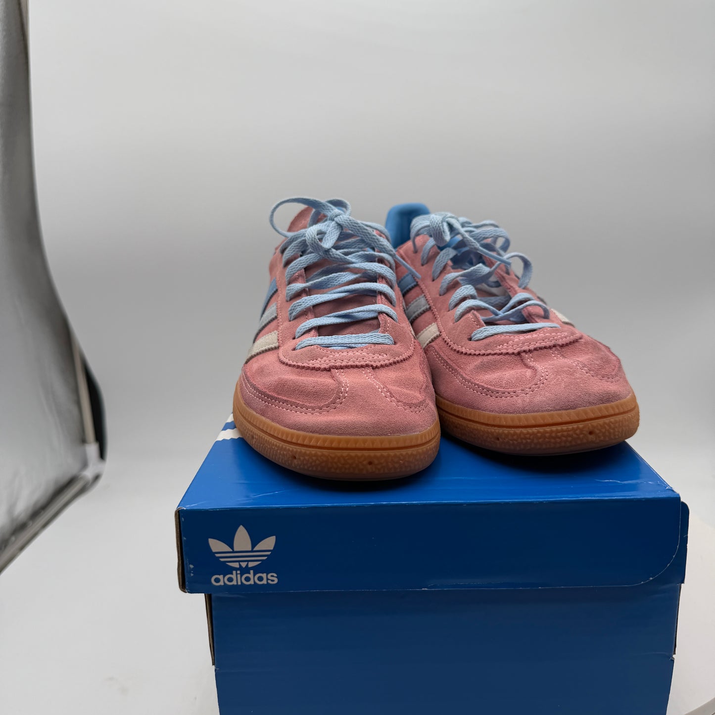 adidas Women's Handball Spezial Semi Pink Spark Blue IG1974 Size 9.5 Used With Box