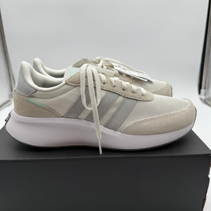 adidas Women's RUN 70s White Tint Silver Metallic Grey Two HP7859 Size 9.5