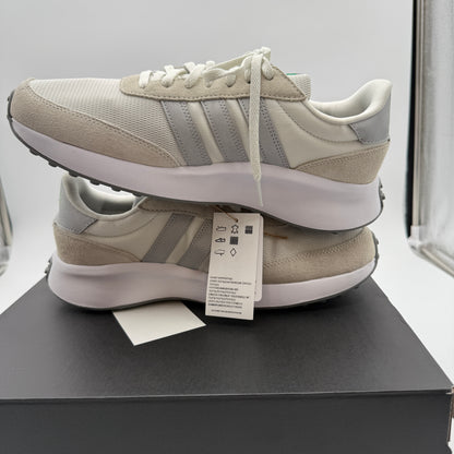 adidas Women's RUN 70s White Tint Silver Metallic Grey Two HP7859 Size 9.5