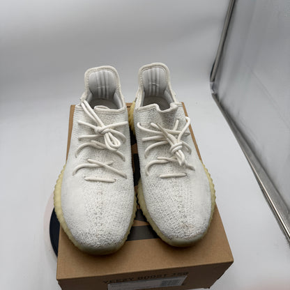 adidas Yeezy Boost 350 V2 Cream Triple White Sneakers Size 10.5