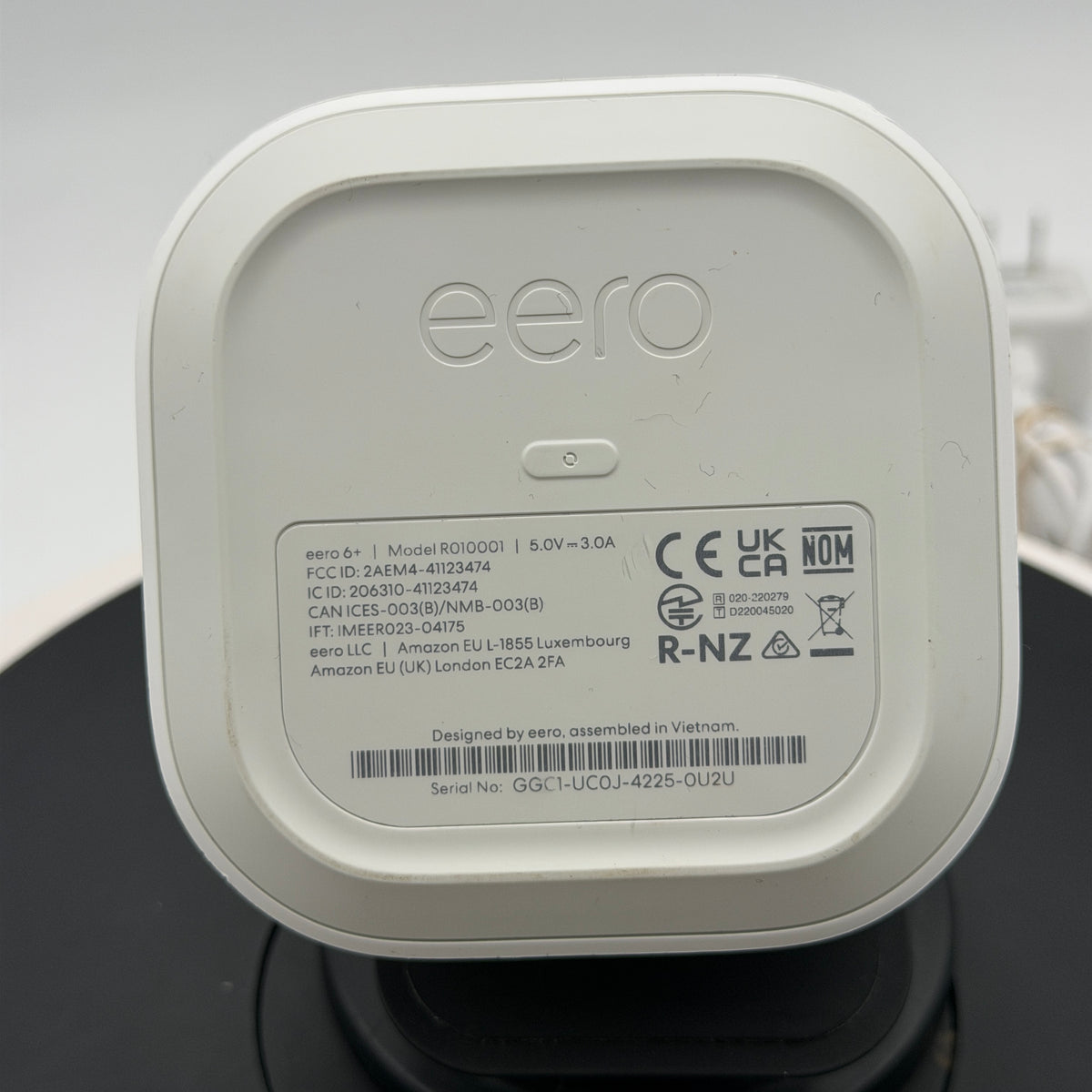 eero 6 Plus Dual Band Mesh Wi‑Fi Router, White