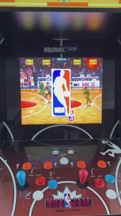 Arcade1Up NBA JAM SHAQ EDITION XL 4 Player With Box